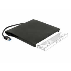 DeLOCK 42603 оболочка оптического диска 13,3 cm (5.25") SATA III Черный