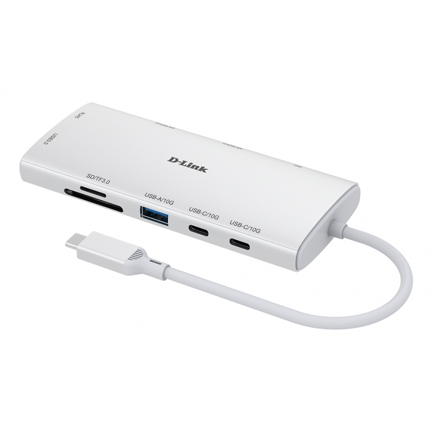 D-Link DUP-A01 jaotur USB 3.2 Gen 1 (3.1 Gen 1) Type-C 10000 Mbit/s Valge – 2