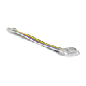 COB adaptera savienotāja savienotājs - RGBCCT savienotājs 12mm 6PIN COB adaptera savienotāja savienotājs - RGBCCT savienotājs 12mm 6PIN