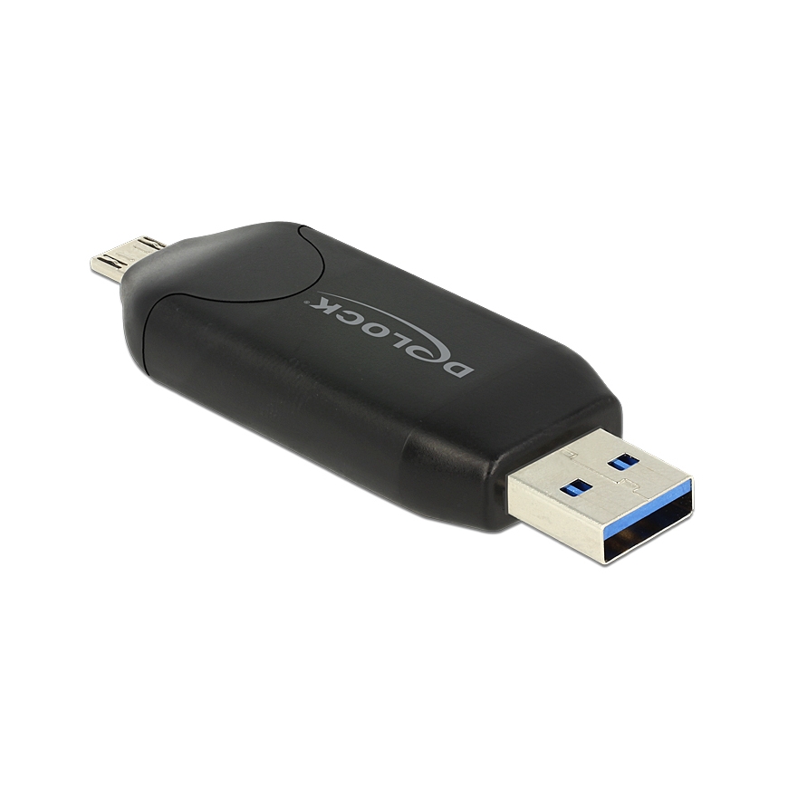 DeLOCK 91734 card reader USB/Micro-USB Black