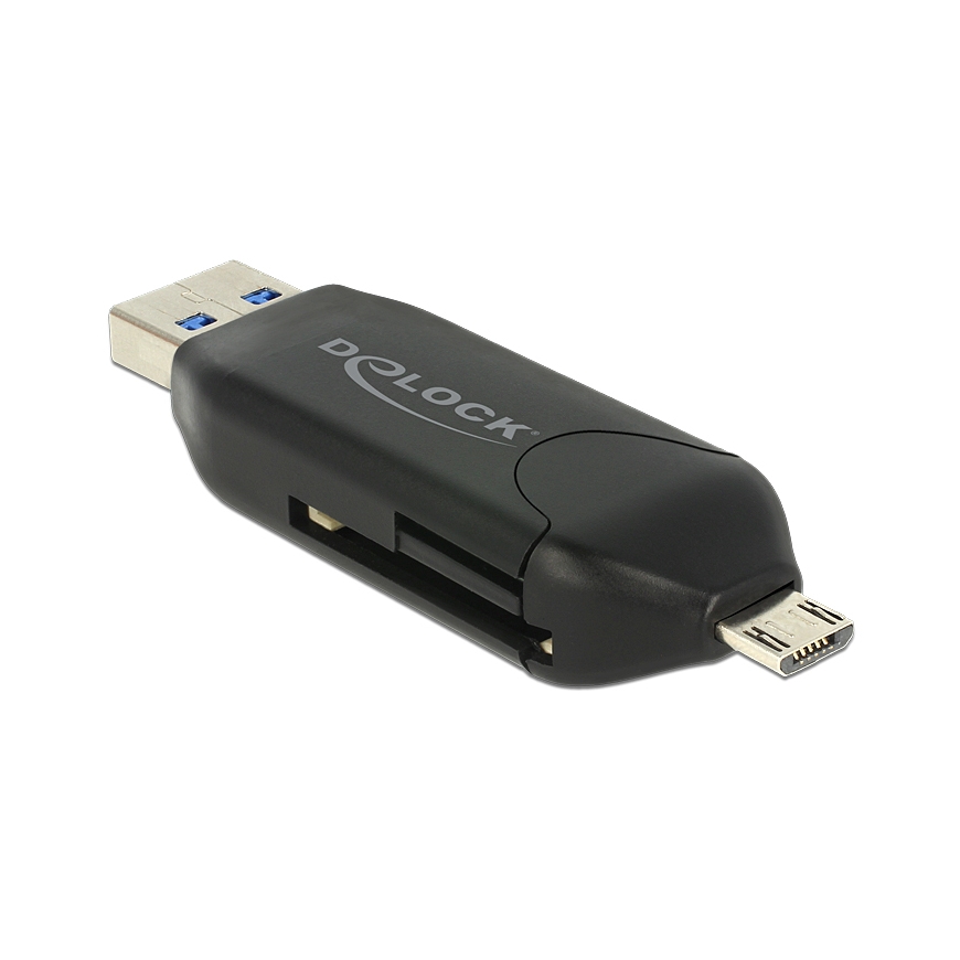 DeLOCK 91734 kaardilugeja USB/Micro-USB Must – 2