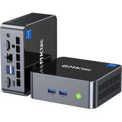GMKtec NucBox M3 Intel® Core™ i5 i5-12450H 16 GB DDR4-SDRAM 512 GB SSD Windows 11 Pro Mini PC musta