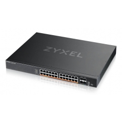 Zyxel XMG2230-28HP Управляемый L2/L3 2.5G Ethernet (100/1000/2500) Питание по Ethernet (PoE) 1U Черный