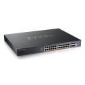 Zyxel XMG2230-28HP Valdomas L2/L3 2.5G Ethernet (100/1000/2500) Maitinimas per Eternetą (PoE) 1U Juo Zyxel XMG2230-28HP Valdomas L2/L3 2.5G Ethernet (100/1000/2500) Maitinimas per Eternetą (PoE) 1U Juo