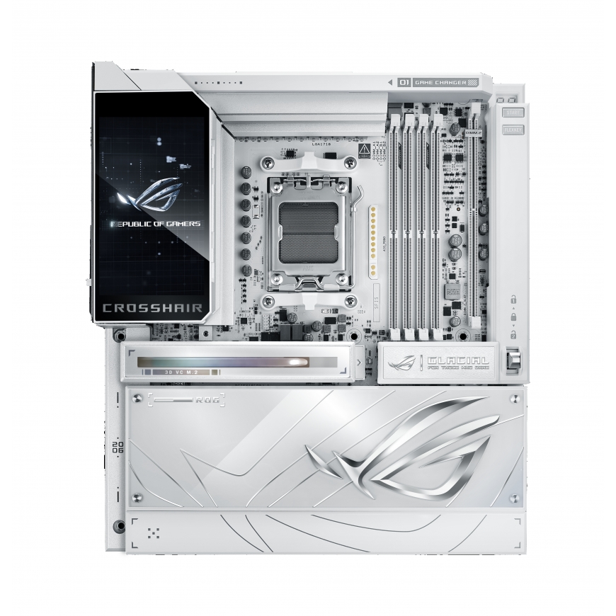 ASUS ROG CROSSHAIR X870E GLACIAL AMD
