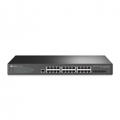 TP-Link JetStream TL-SG3428X võrgulüliti Juhitav L2+/L3 Gigabit Ethernet (10/100/1000) 1U Must
