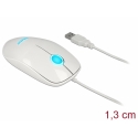 DeLOCK 12537 hiir Kontor Mõlemakäeline USB tüüp A Optiline 1200 DPI