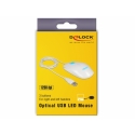 DeLOCK 12537 mouse Office Ambidextrous USB Type-A Optical 1200 DPI