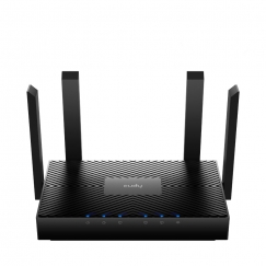 Cudy WR3000 langaton reititin Gigabitti Ethernet Kaksitaajuus (2,4 GHz/5 GHz) musta
