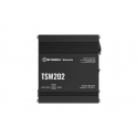 Teltonika TSW202 Управляемый L2 Gigabit Ethernet (10/100/1000) Питание по Ethernet (PoE) Алюминий, С