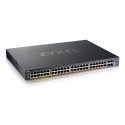 Zyxel XMG2230-52HP Managed L2/L3 2.5G Ethernet (100/1000/2500) Power over Ethernet (PoE) 1U Black