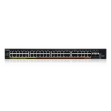 Zyxel XMG2230-52HP Managed L2/L3 2.5G Ethernet (100/1000/2500) Power over Ethernet (PoE) 1U Black