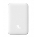 Baseus Magnetic Mini 10000 mAh Belaidis įkrovimas Balta Baseus Magnetic Mini 10000 mAh Belaidis įkrovimas Balta