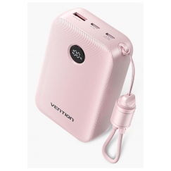 Vention FKBP0-C nešiojamasis įkroviklis 20000 mAh Rožinė