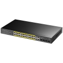 Cudy GS2028PS4 Hallittu L2 Gigabit Ethernet (10/100/1000) Power over Ethernet -tuki 1U musta