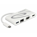 DeLOCK 87731 laptop dock/port replicator USB 3.2 Gen 1 (3.1 Gen 1) Type-C Grey, White DeLOCK 87731 laptop dock/port replicator USB 3.2 Gen 1 (3.1 Gen 1) Type-C Grey, White