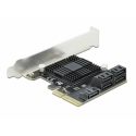 DeLOCK 90498 sąsajos plokštė / adapteris Vidinis SATA DeLOCK 90498 sąsajos plokštė / adapteris Vidinis SATA
