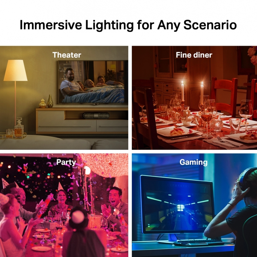 TP-Link Tapo L530E nutivalgusti Nutipirn Wifi 8,7 W – 2