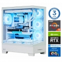 INTOP AQUA Ryzen 5 7500X3D 16GB DDR5 1TB SSD M.2 NVME + 4TB RTX5050 8GB WIN11