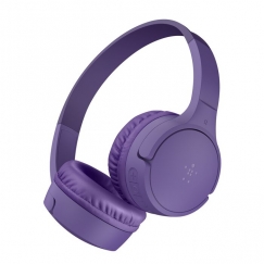 Belkin SoundForm Mini Laisvų rankų įranga Vielinis ir Bevielis Su lankeliu Skambučiai / muzika Bluetooth Violetinė