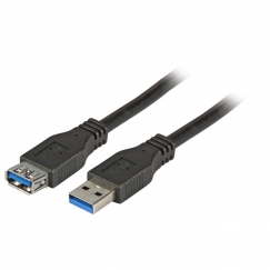 EFB Elektronik K5237.1,8 USB кабель USB 3.2 Gen 1 (3.1 Gen 1) 1,8 m USB A Черный