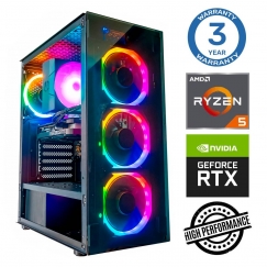 INTOP Ryzen 5 7600X 32GB DDR5 1TB SSD M.2 NVME + 4TB RTX5050 8GB no-OS