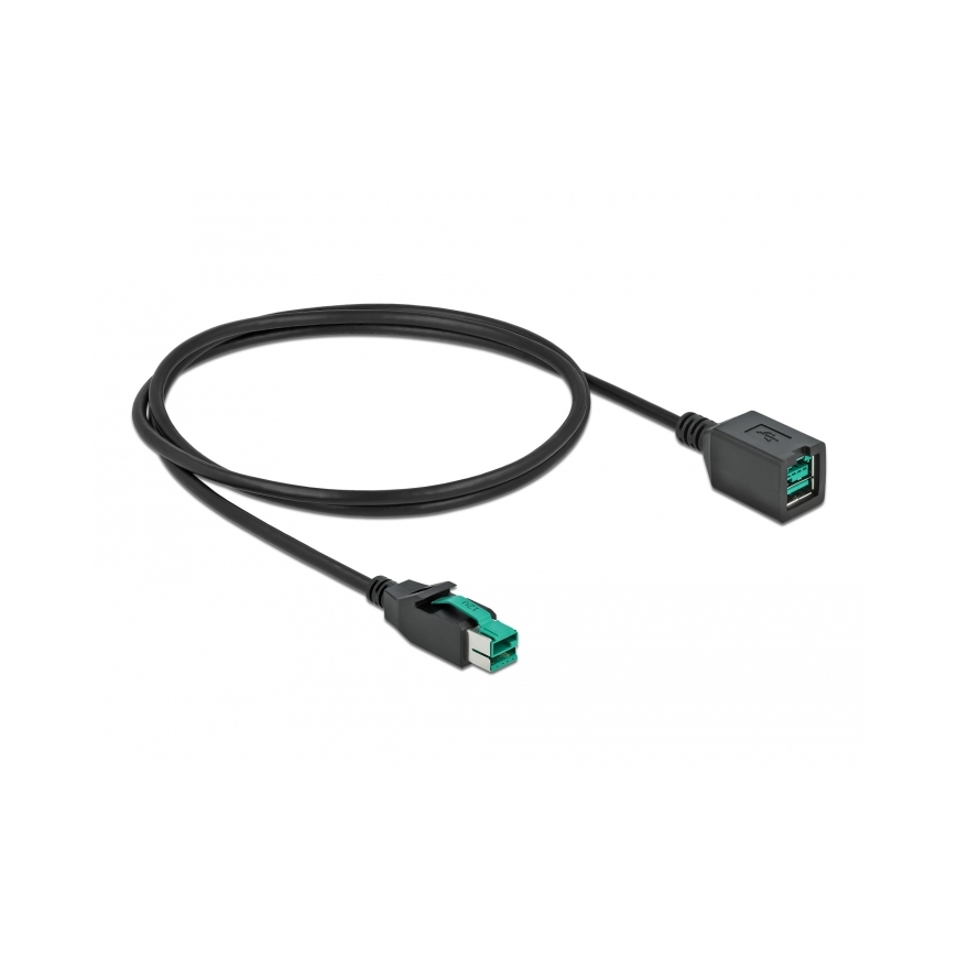 DeLOCK 85980 USB-kaapeli 1 m musta