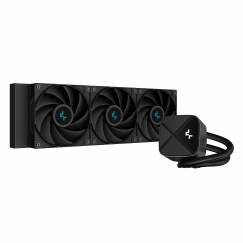 DeepCool LS720S Zero Dark Suoritin All-in-one-nesteenjäähdytin 12 cm musta 1 kpl
