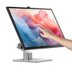 ALOGIC 32C4KPDTF монитор для ПК 81,3 cm (32") 3840 x 2160 пикселей 4K Ultra HD Сенсорный экран Серебристый