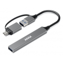 Port Designs 900160 interface hub USB Type-C 5000 Mbit/s Silver Port Designs 900160 interface hub USB Type-C 5000 Mbit/s Silver