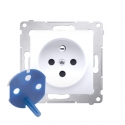 Kontakt-Simon DGD1.01/11 socket-outlet White Kontakt-Simon DGD1.01/11 socket-outlet White
