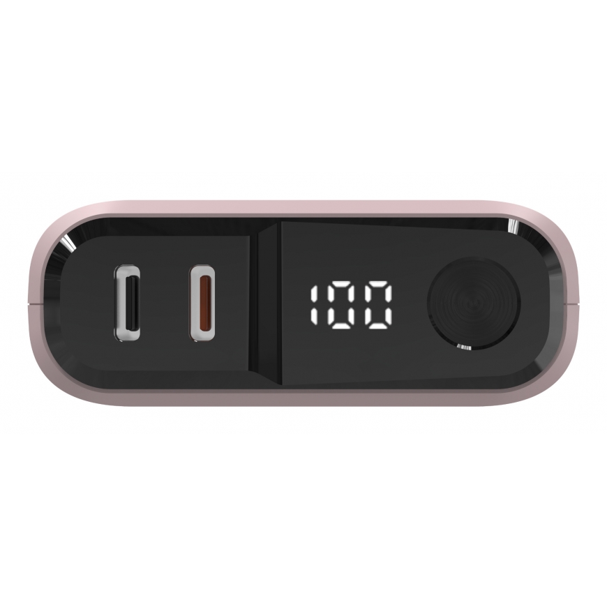 RealPower PB-10000C PD+ 10000 mAh Rožinė – 2