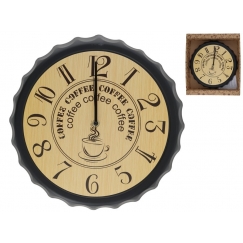 Wall Clock, 33 x 33 x 4 cm, DECORLIFE