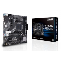 ASUS PRIME A520M-K AMD A520 Ligzda AM4 mikro ATX