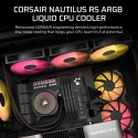 Corsair Nautilus 360 RS ARGB Protsessor Õhujahuti Must Corsair Nautilus 360 RS ARGB Protsessor Õhujahuti Must