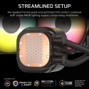 Corsair Nautilus 360 RS ARGB Protsessor Õhujahuti Must Corsair Nautilus 360 RS ARGB Protsessor Õhujahuti Must