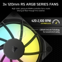 Corsair Nautilus 360 RS ARGB Protsessor Õhujahuti Must Corsair Nautilus 360 RS ARGB Protsessor Õhujahuti Must