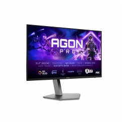 AOC AGON PRO AG326UD monitori 80 cm (31.5") 3840 x 2160 pikseļi 4K Ultra HD QD-OLED Melns