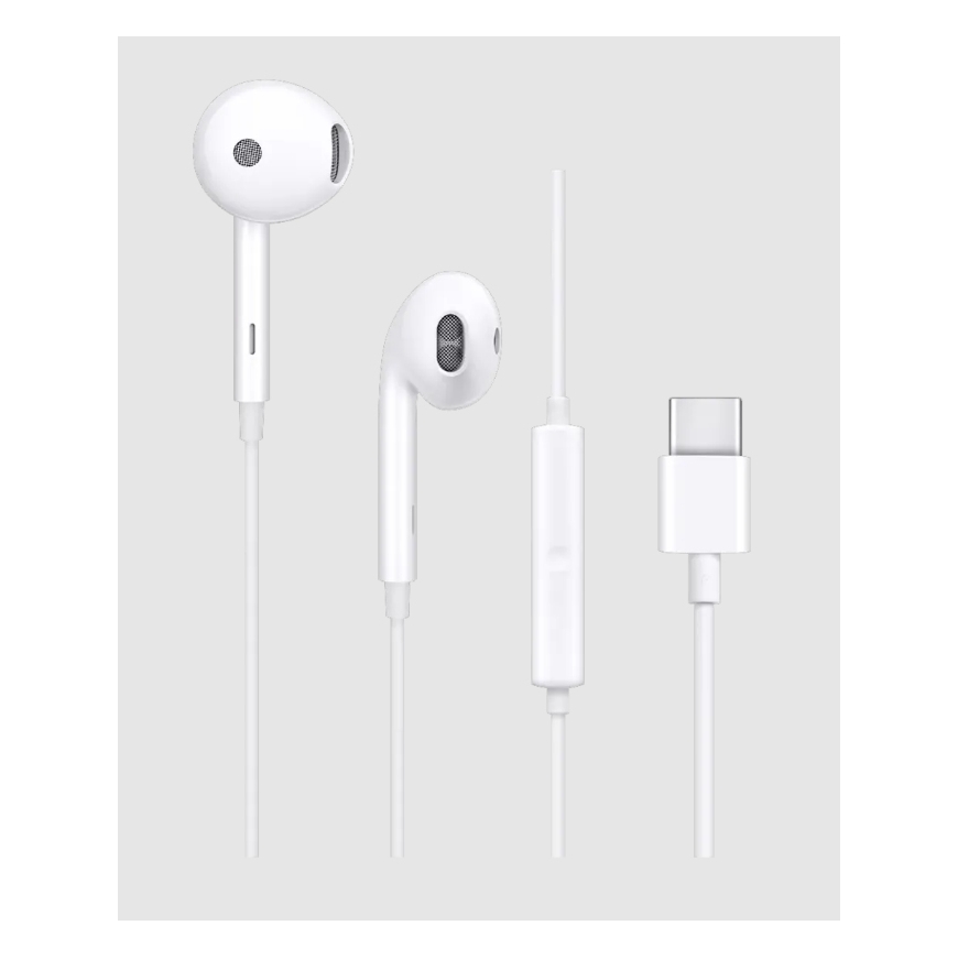 OPPO MH135 Headphones Wired In-ear USB Type-C White – 3