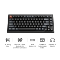 Keychron V1 Ultra 8K tastatūra Universāls Bluetooth sistēma QWERTY Melns Keychron V1 Ultra 8K tastatūra Universāls Bluetooth sistēma QWERTY Melns