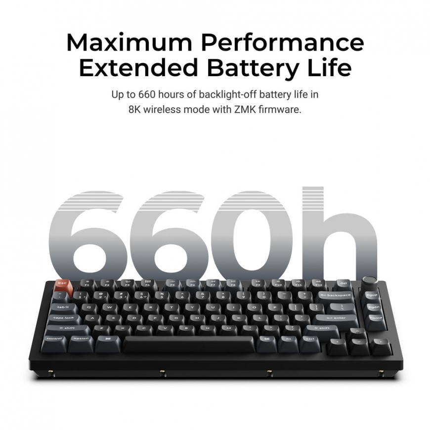 Keychron V1 Ultra 8K keyboard Universal Bluetooth QWERTY Black – 5