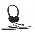 Jabra Evolve 10 Kõrvaklapp Juhtmega ühendatud Peavõru Kontor/kõnekeskus USB tüüp A Must