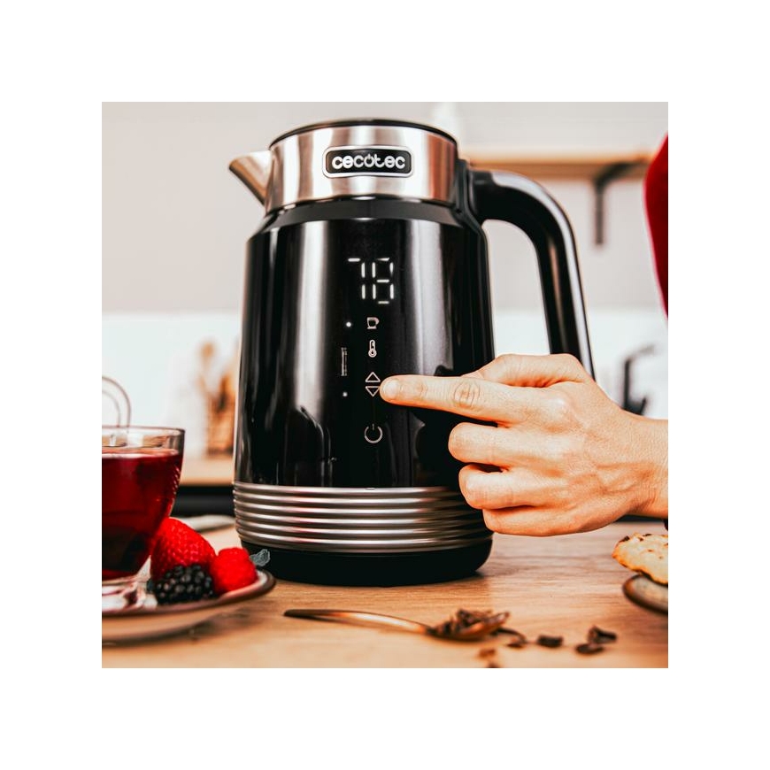 Cecotec ThermoSense 600 electric kettle 1.7 L 2200 W Black – 5