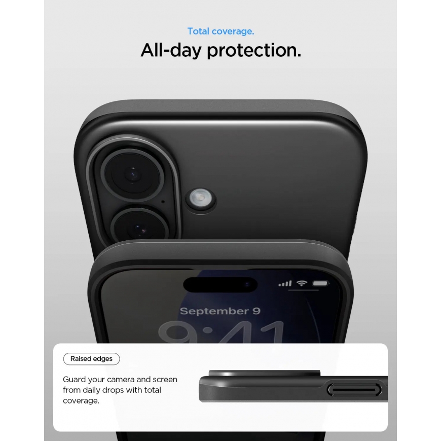 Spigen Thin Fit (MagFit) mobilo telefonu apvalks 16 cm (6.3") Aploksne Tumši pelēks – 4