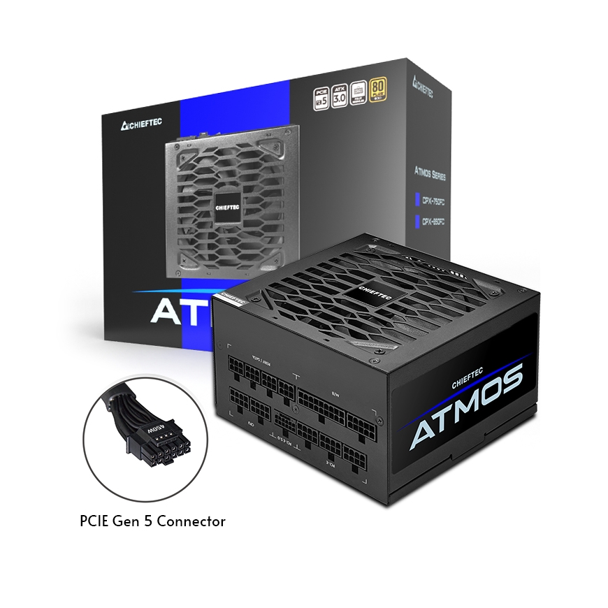Chieftec Atmos блок питания 850 W 20+4 pin ATX ATX Черный – 5