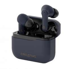Creative Labs Creative Zen Air Plus TWS In-Ear - mørkeblå Headphones Wireless Calls/Music/Sport/Everyday Bluetooth Dark Blue
