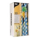 Papstar 87780 vienreizlietojams salmiņš 50 pcs Zils, Balts Papstar 87780 vienreizlietojams salmiņš 50 pcs Zils, Balts