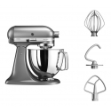 KitchenAid 5KSM125ECU Стационарный миксер 300 W Серебристый KitchenAid 5KSM125ECU Стационарный миксер 300 W Серебристый