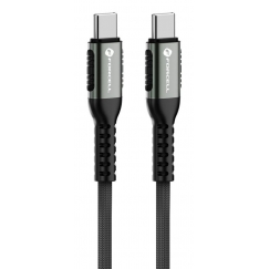 Forcell 5903396298288 USB-kaapeli 1,2 m USB C musta, Hopea
