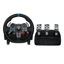 Logitech G 941-000112 žaidimų valdiklis Juoda USB Vairas + pedalai Analogas PC, PlayStation 4, PlayS